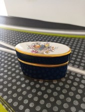 Carlton Ware Blue Oval Trinket