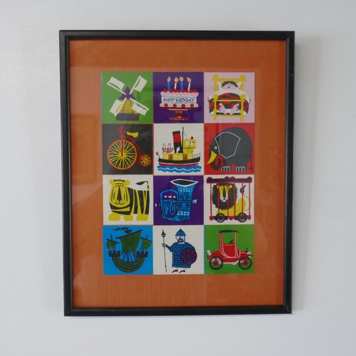 Framed vintage 1960s - framed,
