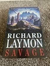 Savage Richard Laymon Hardback 1993 1st / 2nd Vintage Horror Great Condition