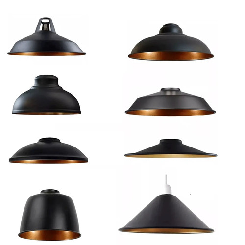 Vintage lampshade black - vintage,