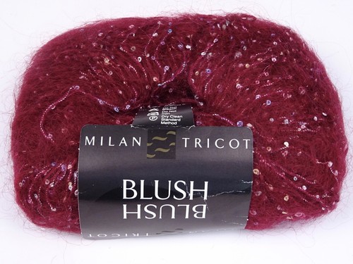 Mohair vintage yarn red - mohair,