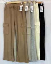 Ladies Soft Wide Leg Cargo
