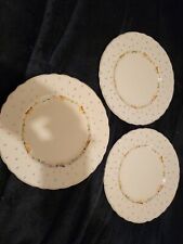 Royal Staffordshire Pottery Aj Wilkinson Honeyglaze Beige Set Of 3 Salad/desert