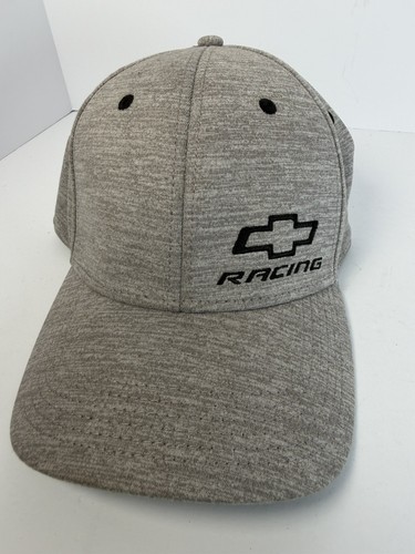 Chevrolet racing hat cap grey - hat,