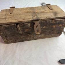 Vintage Wooden Tool Box Tote
