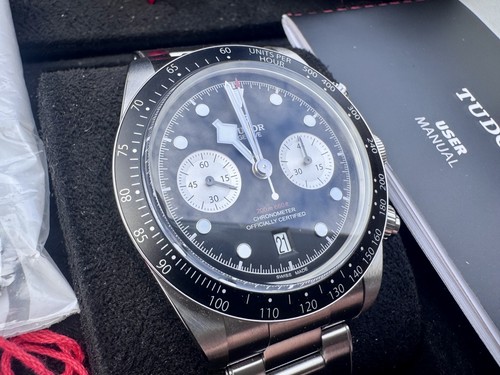 Tudor black bay - bay, chronograph