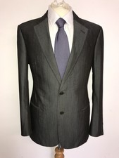 ARMANI COLLEZIONI Giorgio - Mens GREY Tonic WOOL SUIT - 40 Reg - W34 L30 -LOVELY