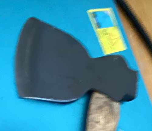 Black axe with metal head - axe,