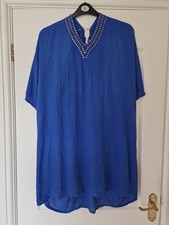 Ladies, Blue, Beach Cover-Up, Size Medium, From Matalan.