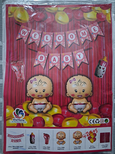 Rainbow baby girl shower - rainbow,