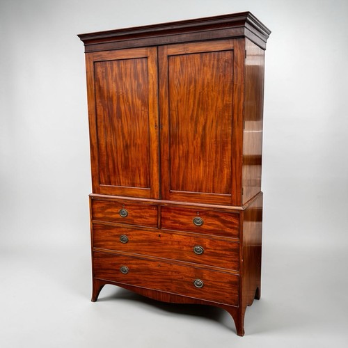 Georgian flame mahogany linen - georgian,