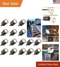 16-Pack Recessed LED Deck