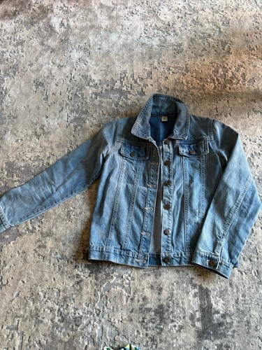 Girls blue denim jacket - girls,