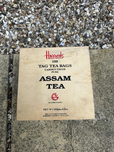 Vintage harrods assam tea - vintage,