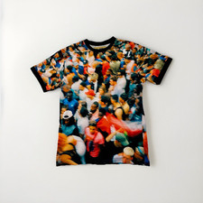 Corteiz Guerillaz World Cup Chaos Ribbed T-Shirt | Multi | Size: S