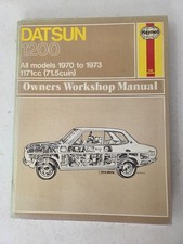 Datsun 1200 Haynes Manual 1970
