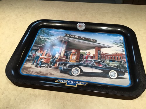 1950s corvette gas station - corvette,
