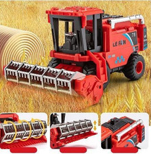 Large Realistic Farm Combine Harvester, Inertia Powered, Various Moving Parts
