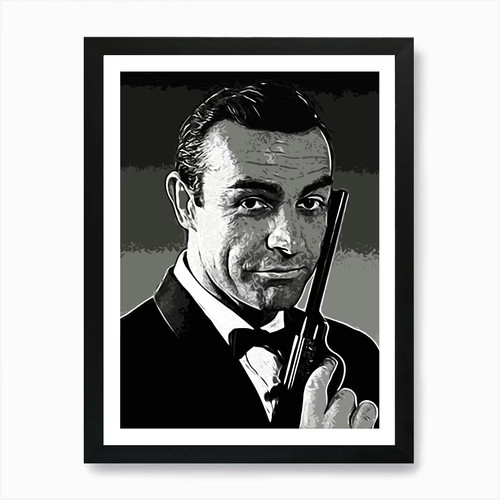 John wayne james bond art - james,