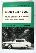 ROOTES 1725 Hillman Humber