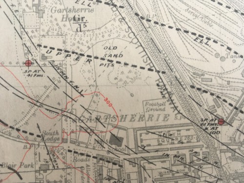 Geo map coatbridge area - map, of