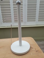 Kitchen Roll Holder Paper Towel Storage with Non-Slip Base White