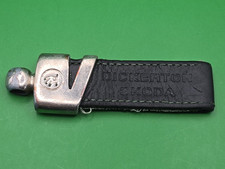 Keyring Key Ring - Vintage Skoda Leather Key Fob