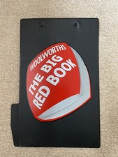 Woolworths Vintage Very Rare Clip Board “Big Red Book “ VGC