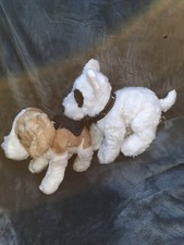 2 x Keel Toys Dog Puppy Plush