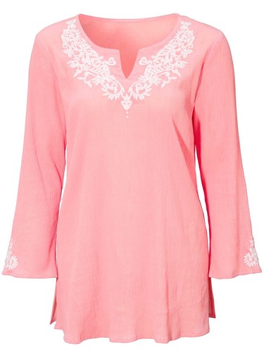 Ladies pure cotton embroidered - pure,