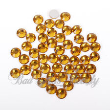 100pcs Glass Rhinestones Flat