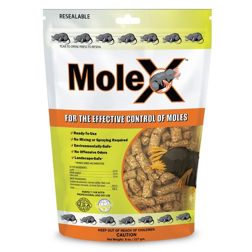 Molex mole control bait - mole,