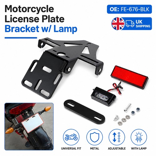 Motorcycle rear plate holder - motorcycle,