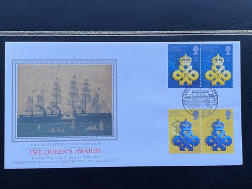 1990 queen awards silk - awards, fdc