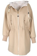 LOUIS VUITTON BEIGE 2025 MONOGRAM CASHGORA COAT IT 38 UK 6