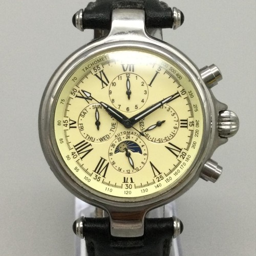 Mens watch 39mm cream dial - mens,