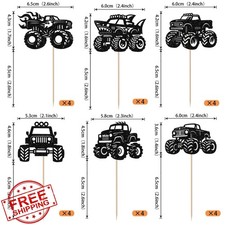 Rsstarxi 24 Pack Truck Cupcake