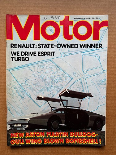Aston martin bulldog motor - aston,