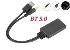 For BMW E90 E91 E92 E93 Car Auto BT(Blue-tooth) Radio AUX USB Cable Adapter 12V