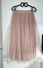 6-8 tulle long midi skirt