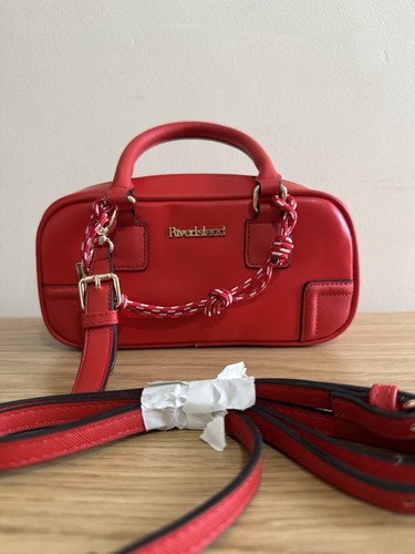 River island red shoulder - island,