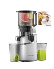 AMZCHEF  Automatic Cold Press Juicer Machines 250W, Triple Filter, Safety Lock
