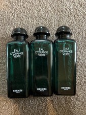 3 Bottles Hermes Eau d’orange Verte EDC 100ml Sold As Seen No Box