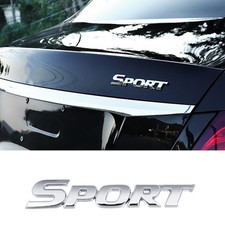 1Pc Metal 3D SPORT Logo Emblem Badge Sticker Car Trunk Bumper Decal Waterproof