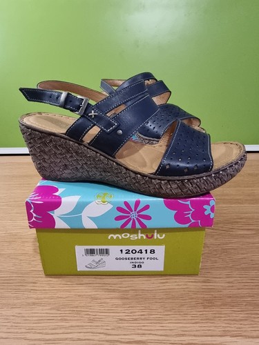 Moshulu indigo strappy sandels - moshulu,