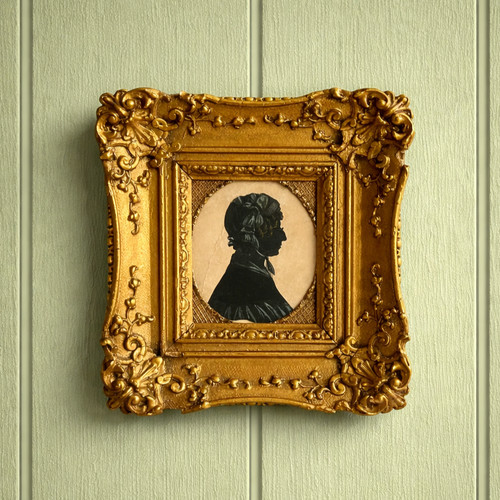 Antique victorian silhouette - victorian,