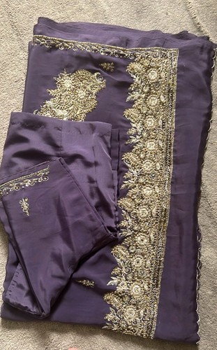 Purple satin silk - purple, style