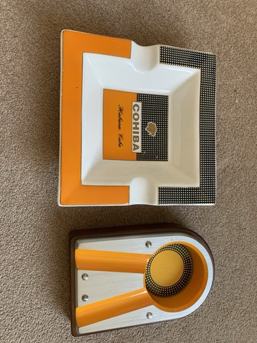 Cohiba ashtray and humidor - ashtray,