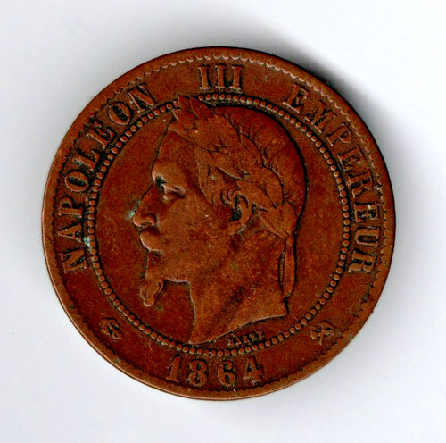 1864 france napoleon iii ten - 1864,