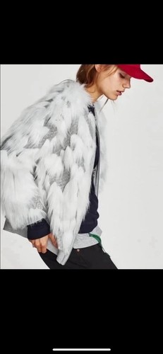 Zara faux fur bomber - zara,